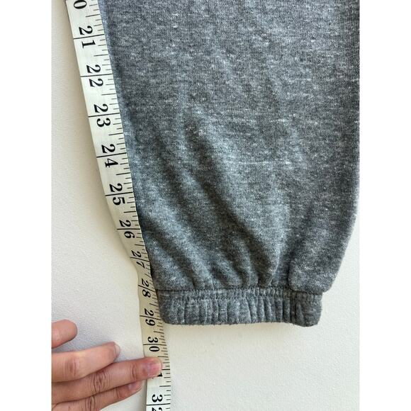 Aviator Nation Bolt Heart Cotton Blend Joggers In Heather Grey size S - Picture 9 of 10